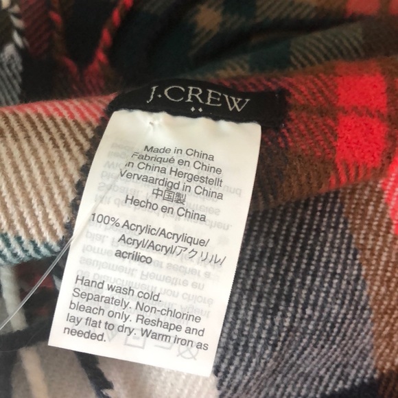 J Crew Plaid Scarf - Picture 7 of 7